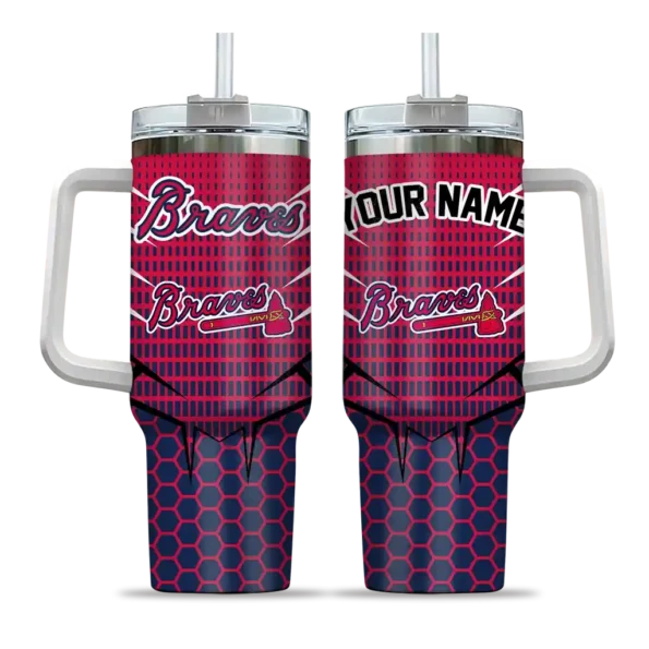 custom atlanta braves hex texture navy curved tumbler best selling 1 1.webp