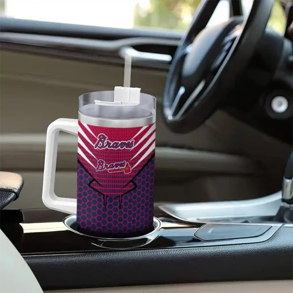 custom atlanta braves hex texture navy curved tumbler trendy 1 1.webp