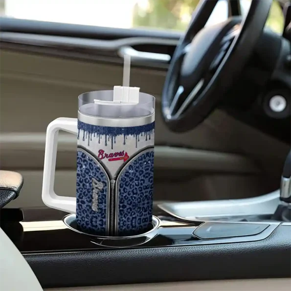 custom atlanta braves leopard zipper navy curved tumbler trendy 1 1.webp