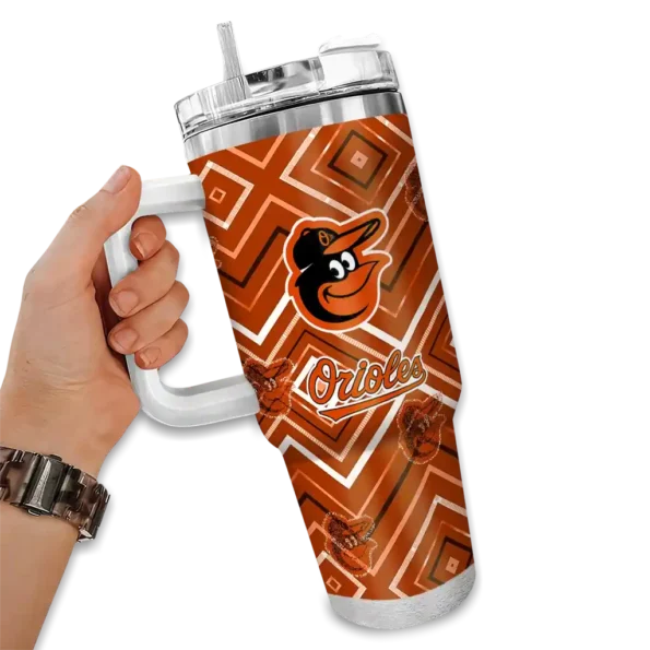 custom baltimore orioles bold diamonds orange curved tumbler fashion forward 1 1.webp
