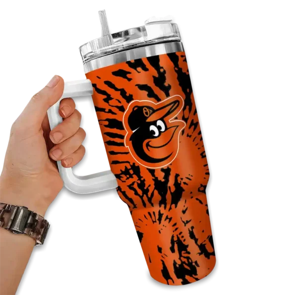 custom baltimore orioles burst swirl orange curved tumbler fashion forward 1 1.webp