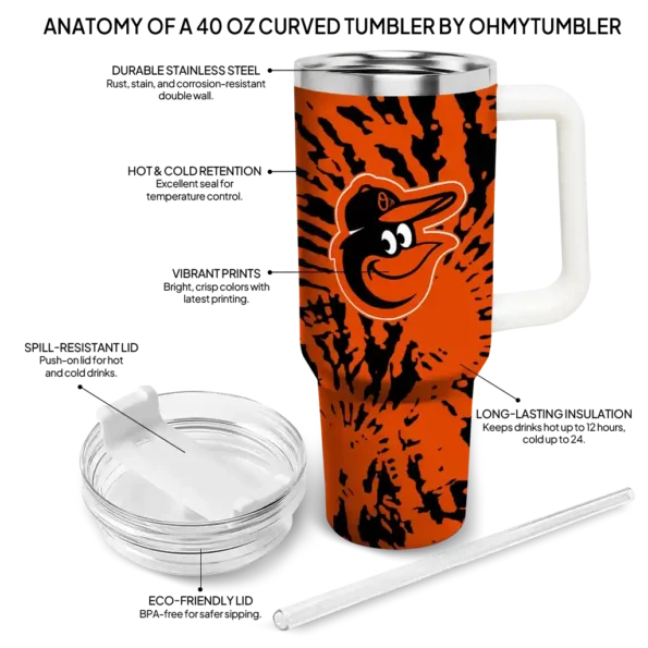 custom baltimore orioles burst swirl orange curved tumbler new arrival 1 1.webp