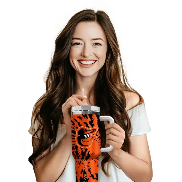 custom baltimore orioles burst swirl orange curved tumbler premium grade 1 1.webp