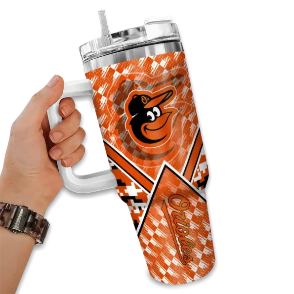 custom baltimore orioles chevron angle orange curved tumbler fashion forward 1 1.webp