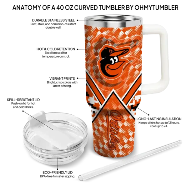 custom baltimore orioles chevron angle orange curved tumbler new arrival 1 1.webp