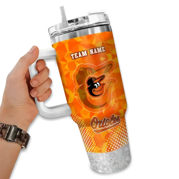 custom baltimore orioles geometric prism orange curved tumbler fashion forward 1 1.webp