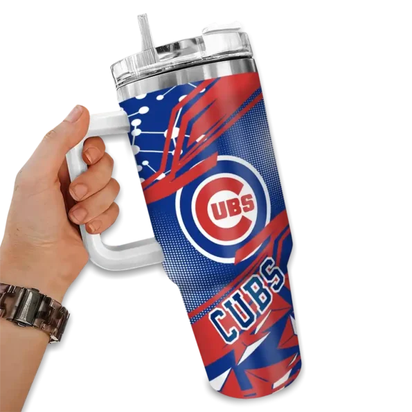 custom chicago cubs abstract paths blue curved tumbler fashion forward 1 1.webp
