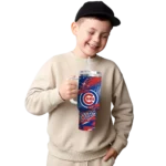 custom chicago cubs abstract paths blue curved tumbler best selling 1 1.webp