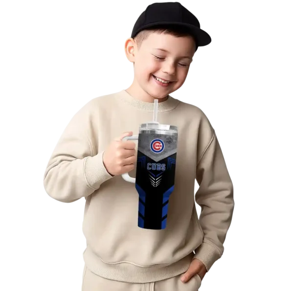 custom chicago cubs arrow armor blue black curved tumbler latest model 1 1.webp