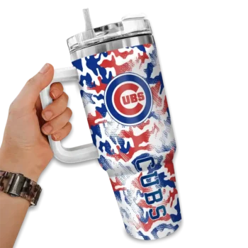 custom chicago cubs camo mashup blue white curved tumbler fashion forward 1 1.webp