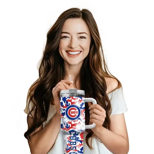 custom chicago cubs camo mashup blue white curved tumbler premium grade 1 1.webp