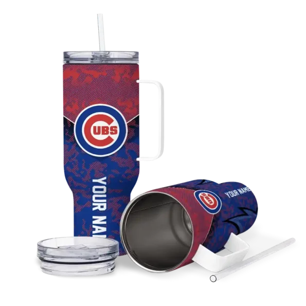custom chicago cubs chevron stripe blue curved tumbler high quality 1 1.webp