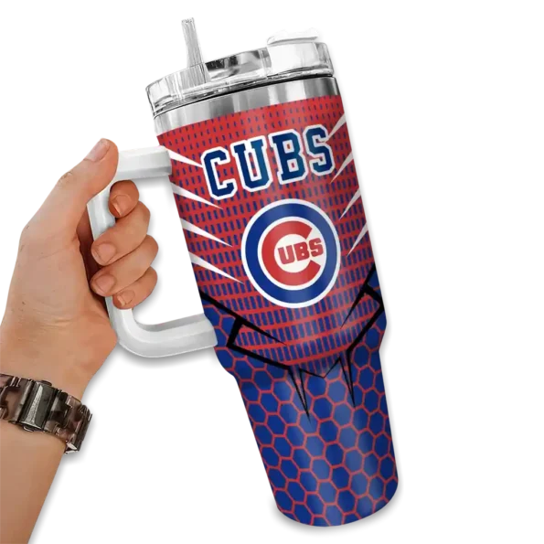 custom chicago cubs hex texture blue curved tumbler fashion forward 1 1.webp