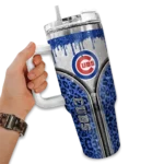 custom chicago cubs leopard zipper blue curved tumbler best selling 1 1.webp