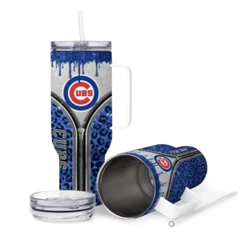 custom chicago cubs leopard zipper blue curved tumbler high quality 1 1.webp