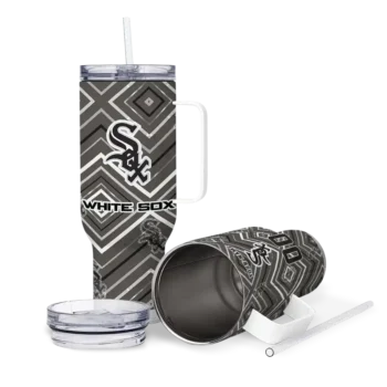 custom chicago white sox bold diamonds black curved tumbler high quality 1 1.webp
