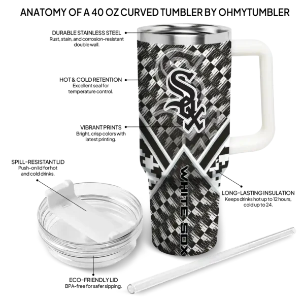 custom chicago white sox chevron angle black curved tumbler new arrival 1 1.webp