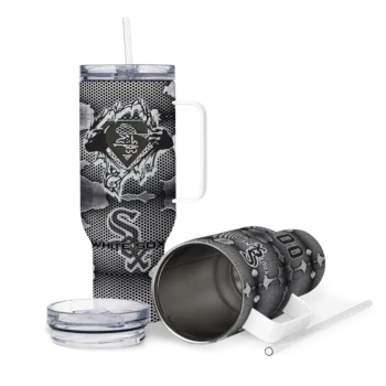 custom chicago white sox superman shield black gray curved tumbler high quality 1 1.webp