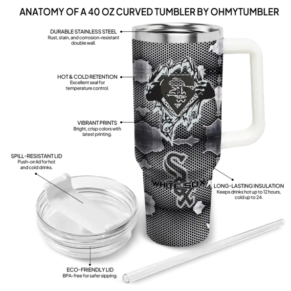 custom chicago white sox superman shield black gray curved tumbler new arrival 1 1.webp