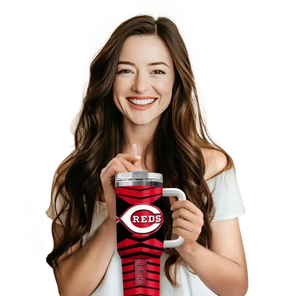 custom cincinnati reds chevron layers red curved tumbler premium grade 1 1.webp