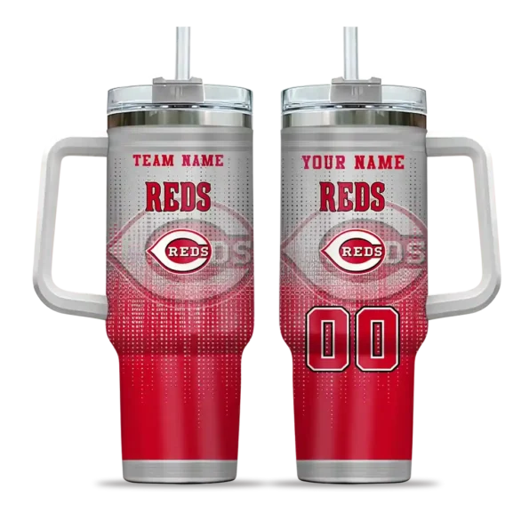 custom cincinnati reds gradient dots red curved tumbler best selling 1 1.webp