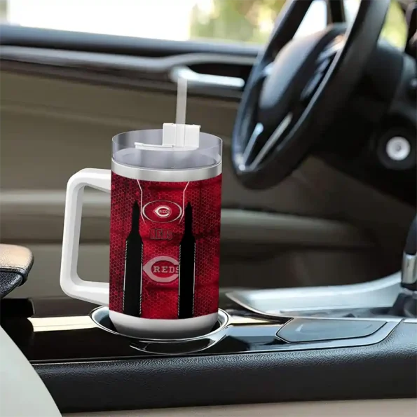 custom cincinnati reds hexagon armor red curved tumbler trendy 1 1.webp