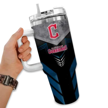custom cleveland guardians arrow armor navy blue black curved tumbler fashion forward 1 1.webp