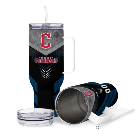 custom cleveland guardians arrow armor navy blue black curved tumbler high quality 1 1.webp