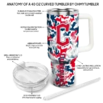 custom cleveland guardians camo mashup navy blue white curved tumbler best selling 1 1.webp