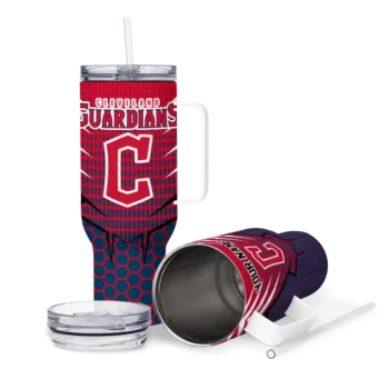 custom cleveland guardians hex texture navy blue curved tumbler high quality 1 1.webp