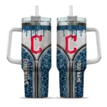 custom cleveland guardians leopard zipper navy blue curved tumbler best selling 1 1.webp