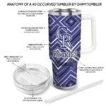 custom colorado rockies bold diamonds blue curved tumbler best selling 1 1.webp
