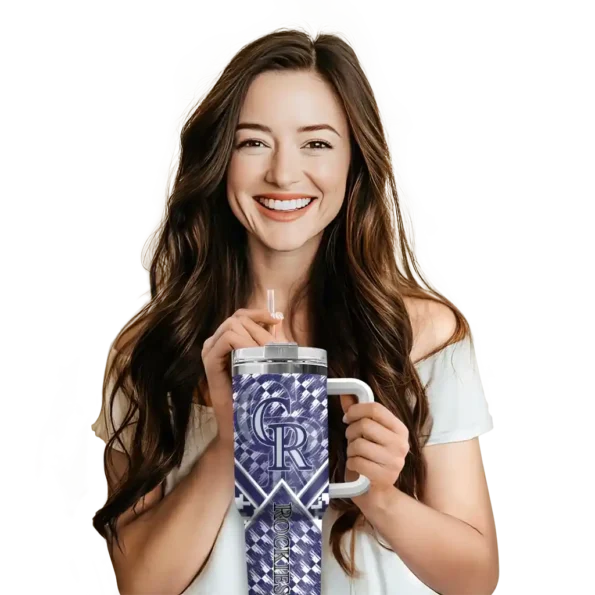 custom colorado rockies chevron angle blue curved tumbler premium grade 1 1.webp