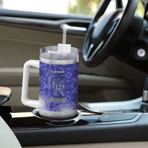 custom colorado rockies geometric prism blue curved tumbler trendy 1 1.webp