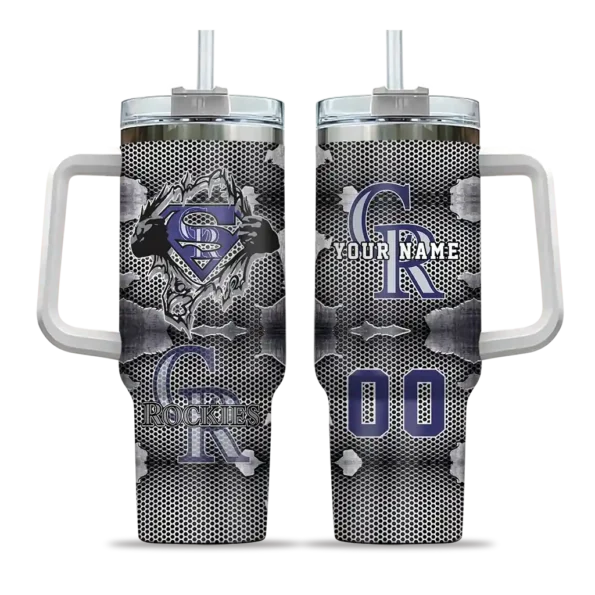 custom colorado rockies superman shield blue gray curved tumbler best selling 1 1.webp
