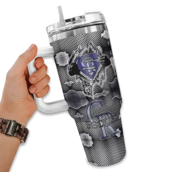 custom colorado rockies superman shield blue gray curved tumbler fashion forward 1 1.webp
