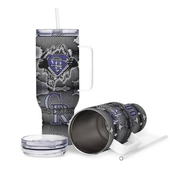 custom colorado rockies superman shield blue gray curved tumbler high quality 1 1.webp