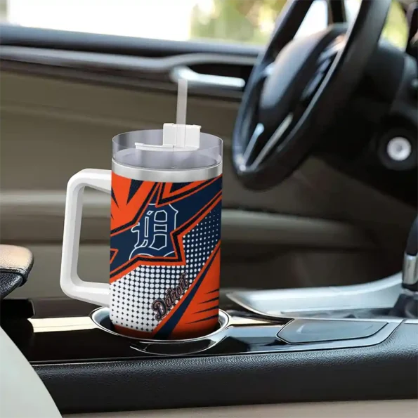 custom detroit tigers arrow burst navy curved tumbler trendy 1 1.webp