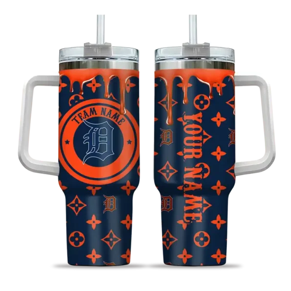 custom detroit tigers bullseye drips navy curved tumbler best selling 1 1.webp