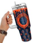 custom detroit tigers bullseye drips navy curved tumbler best selling 1 1.webp