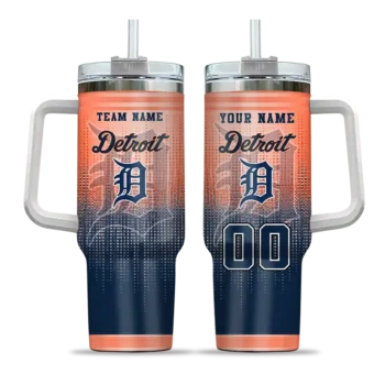 custom detroit tigers gradient dots navy curved tumbler best selling 1 1.webp
