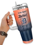 custom detroit tigers gradient dots navy curved tumbler best selling 1 1.webp