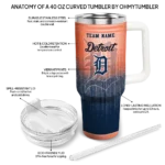 custom detroit tigers gradient dots navy curved tumbler best selling 1 1.webp