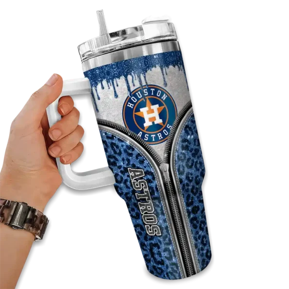 custom houston astros leopard zipper blue curved tumbler fashion forward 1 1.webp