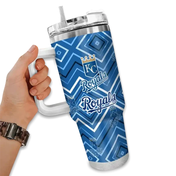 custom kansas city royals bold diamonds royal blue curved tumbler fashion forward 1 1.webp