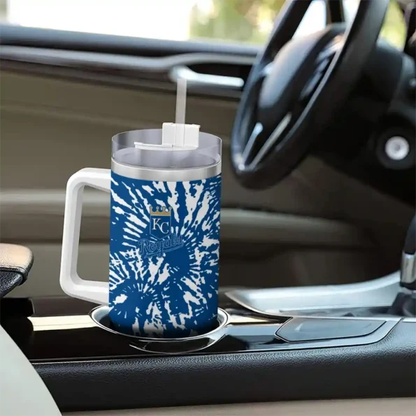 custom kansas city royals burst swirl royal blue curved tumbler trendy 1 1.webp
