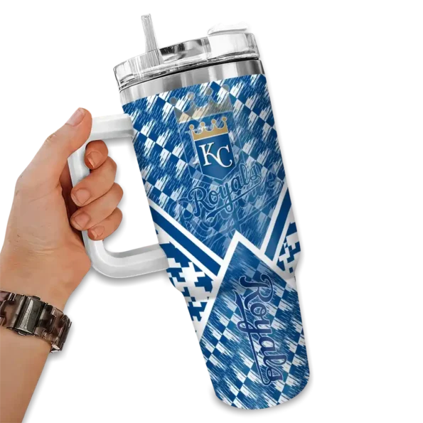 custom kansas city royals chevron angle royal blue curved tumbler fashion forward 1 1.webp