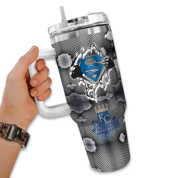custom kansas city royals superman shield royal blue gray curved tumbler fashion forward 1 1.webp