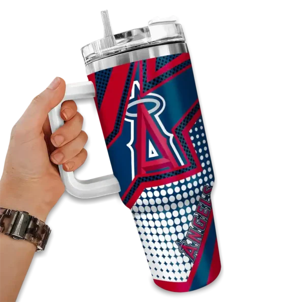 custom los angeles angels arrow burst blue curved tumbler fashion forward 1 1.webp
