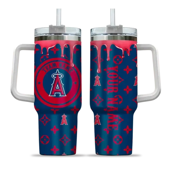 custom los angeles angels bullseye drips blue curved tumbler best selling 1 1.webp